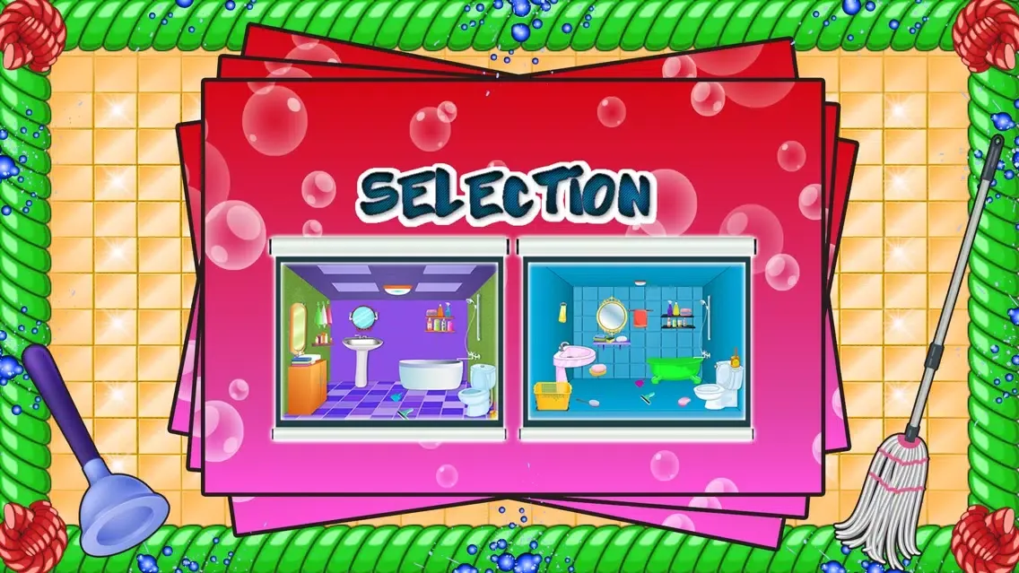 ภาพหน้าจอของ Bathroom Cleaning Girl - Cleanup & Washing Game