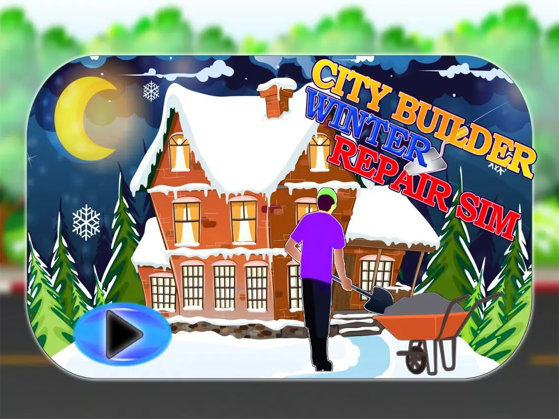 تصاویر City Builder Winter Repair- Construction Game iPad 