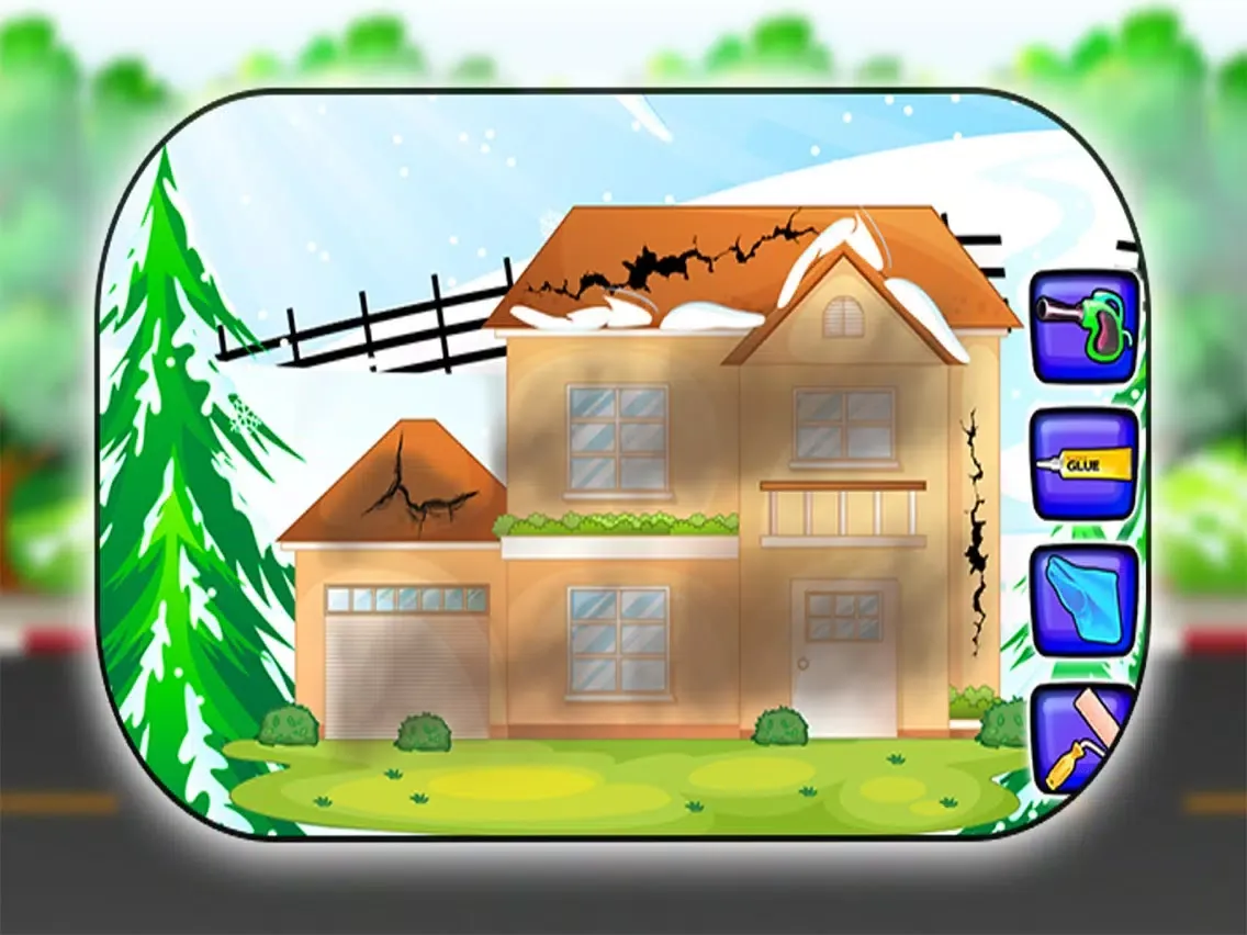 تصاویر City Builder Winter Repair- Construction Game iPad 