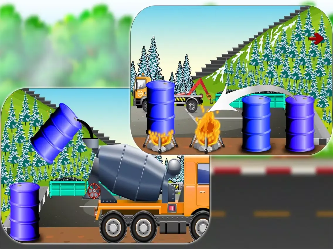 تصاویر City Builder Winter Repair- Construction Game iPad 