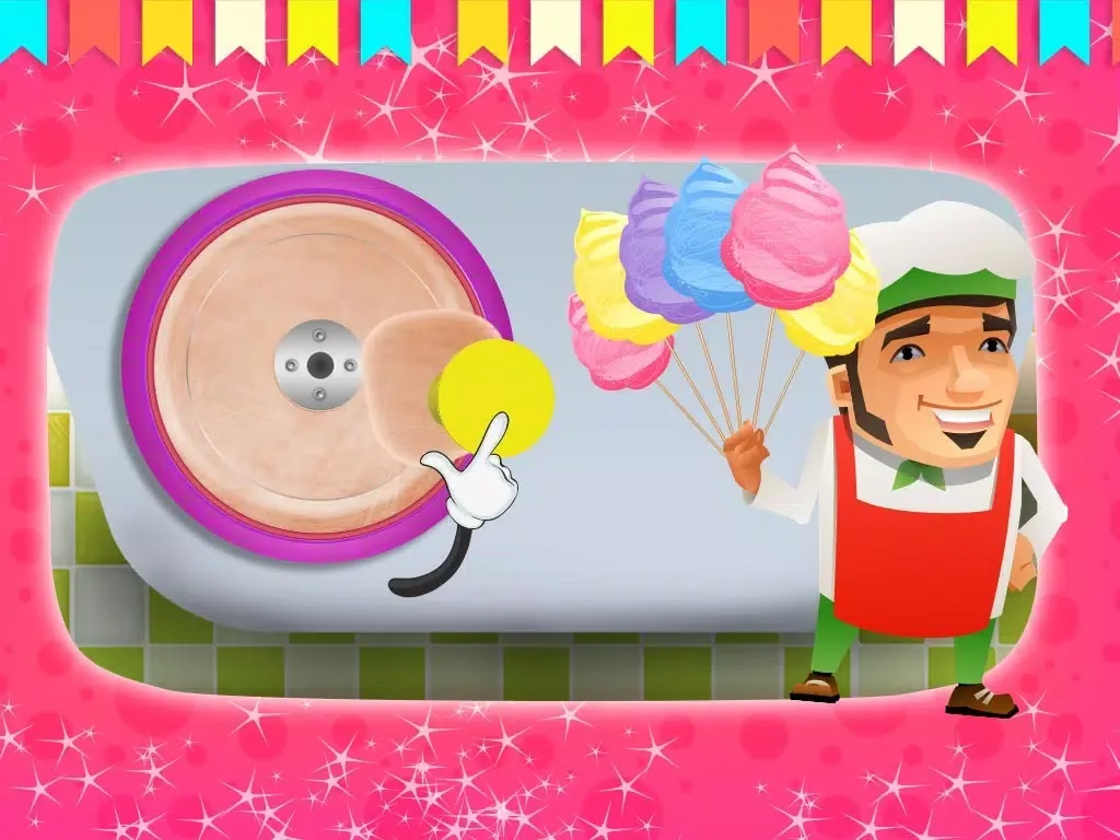 Ảnh chụp màn hình của Cotton Candy Maker – Make dessert in this crazy cooking game for kids iPad 