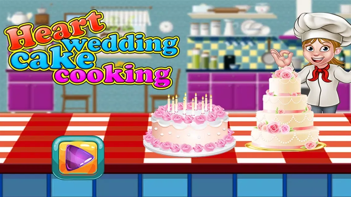 Capturas de pantalla de Heart Wedding Cake Cooking