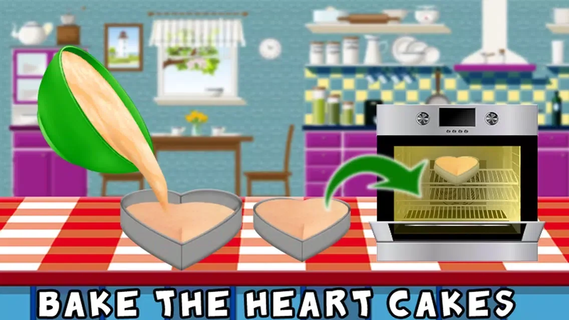 Capturas de pantalla de Heart Wedding Cake Cooking