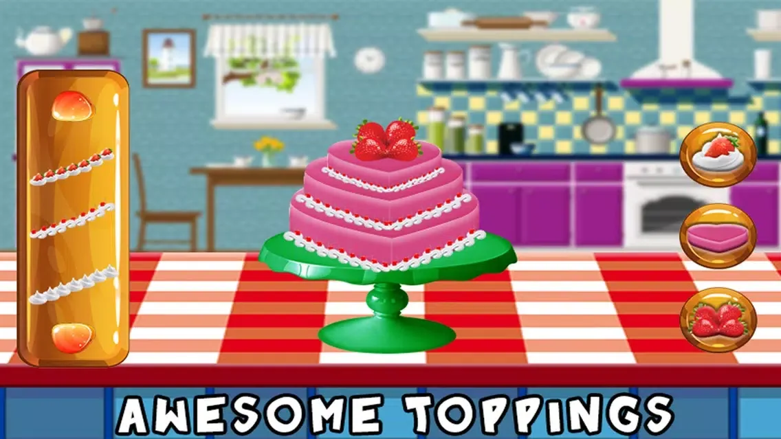 Capturas de pantalla de Heart Wedding Cake Cooking