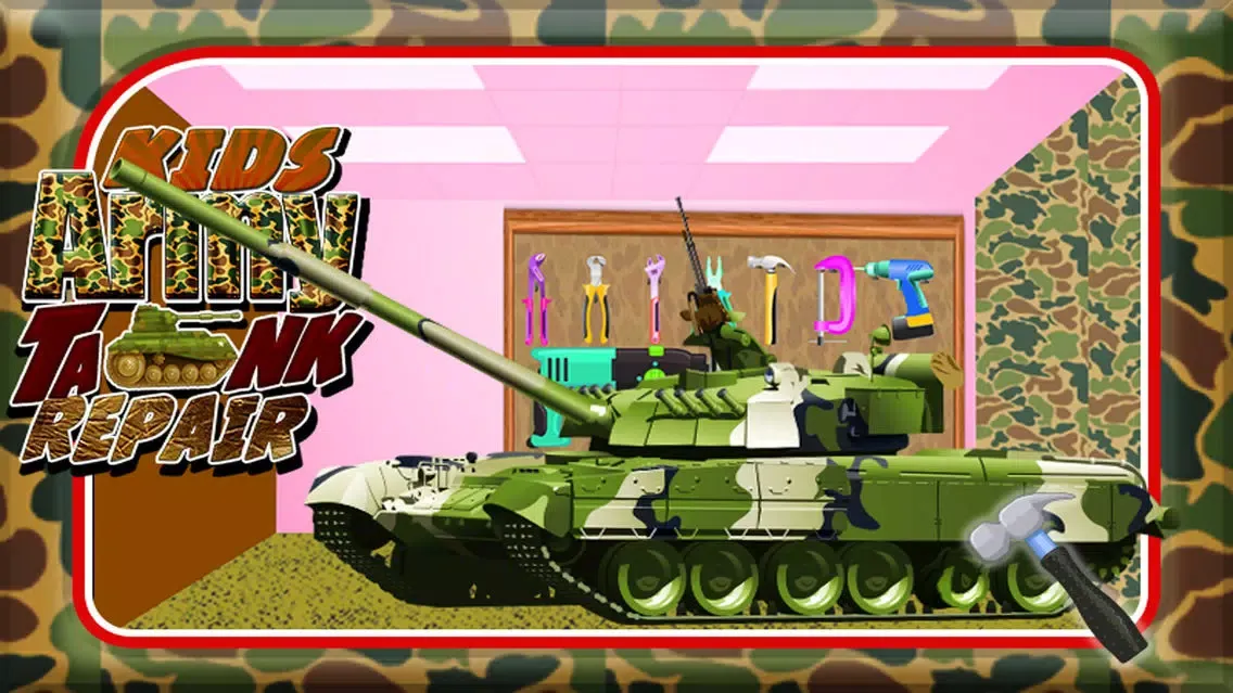 Capturas de pantalla de Kids Army Tank Repair – War Tanks Workshop