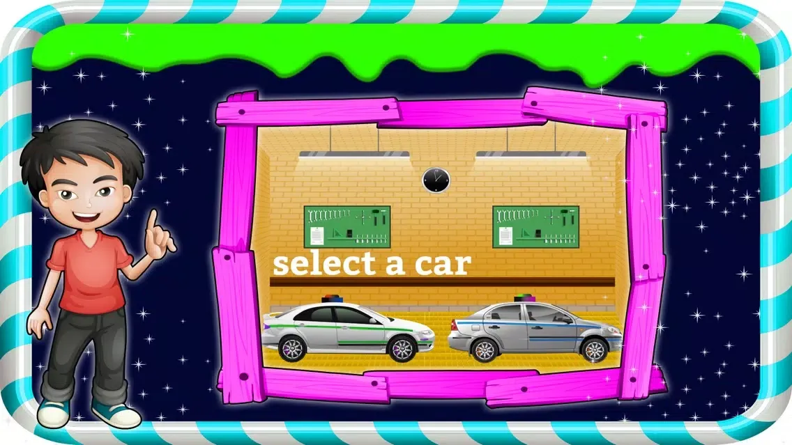 Police Car Repair & Fix it - Auto Vehicle Cleanup应用截图