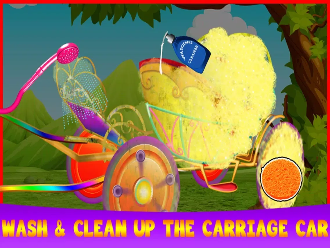 Princess Carriage Wash Salon iPad  स्क्रीनशॉट