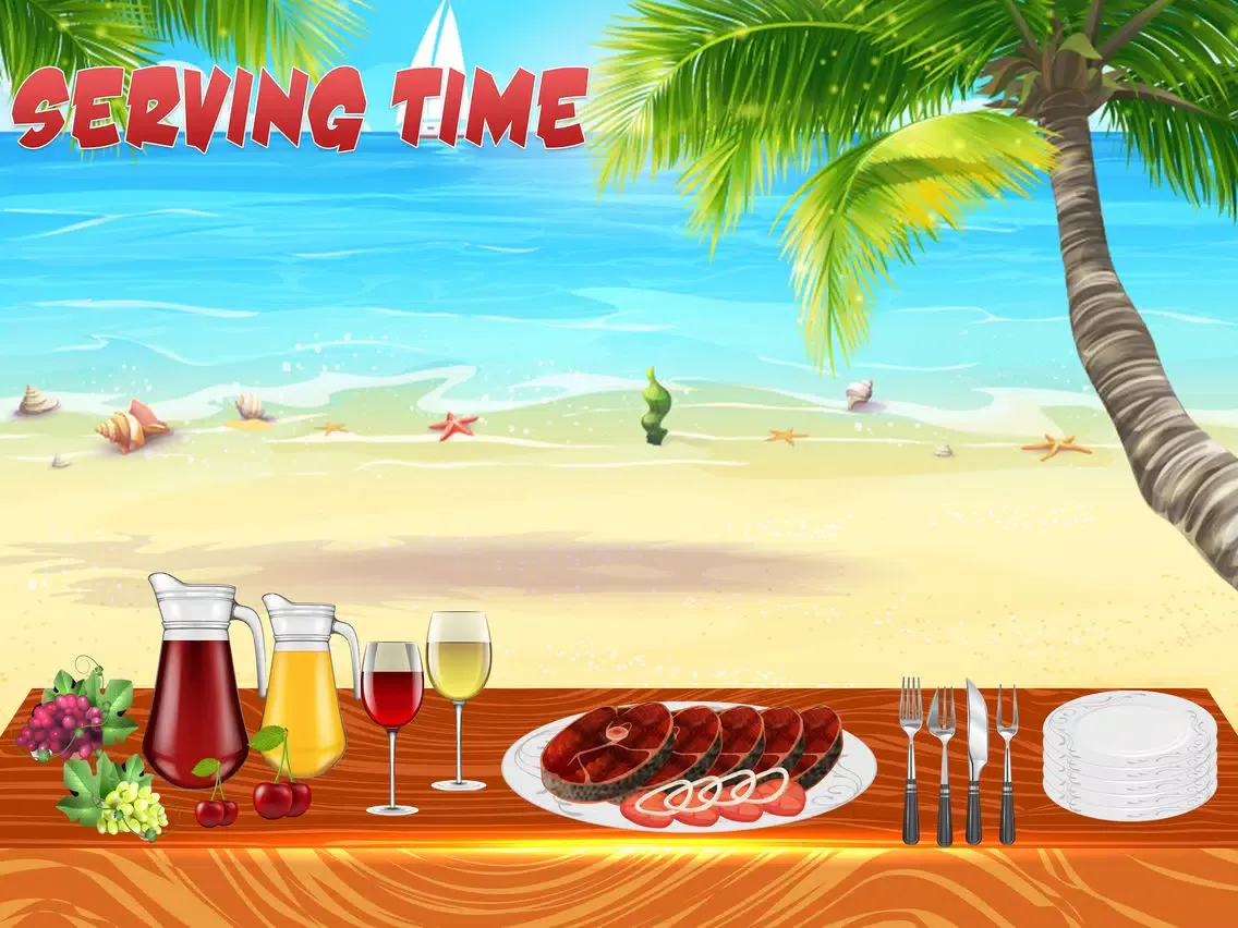 Salmon Fish Baking Simulator iPad  Screenshots