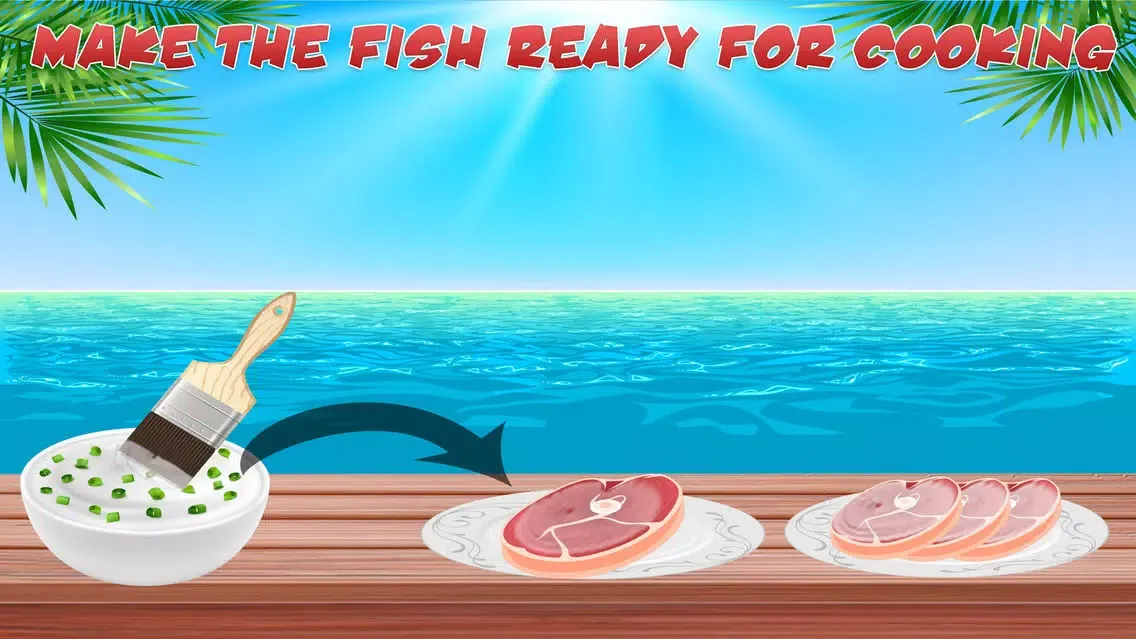 Salmon Fish Baking Simulator Screenshots