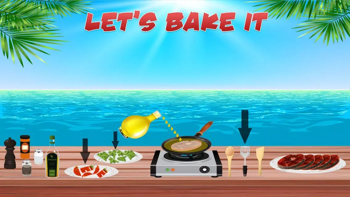 Salmon Fish Baking Simulator Screenshots