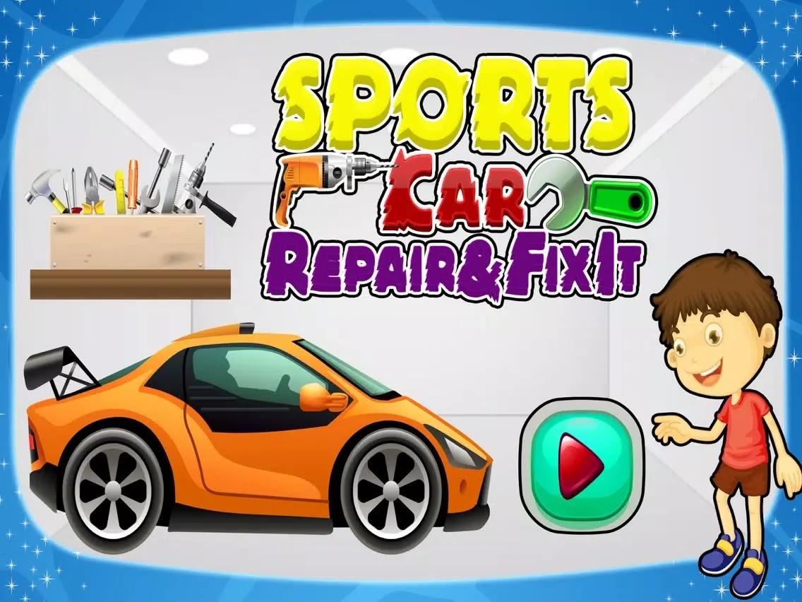 Capturas de pantalla de Sports car Repair & Fix it - Cleanup Spa Salon iPad 