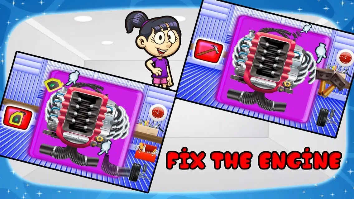 Capturas de pantalla de Sports car Repair & Fix it - Cleanup Spa Salon