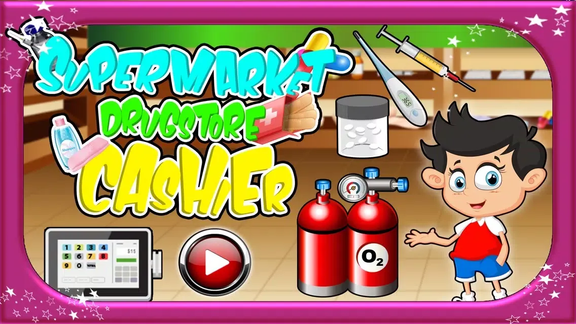 Supermarket Drugstore Cashier - Cash register Sim Screenshots