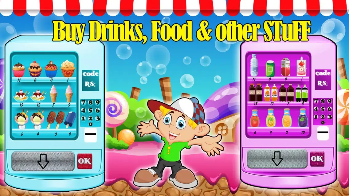 Tangkapan skrin Vending Machine Simulator- Free Candy Games