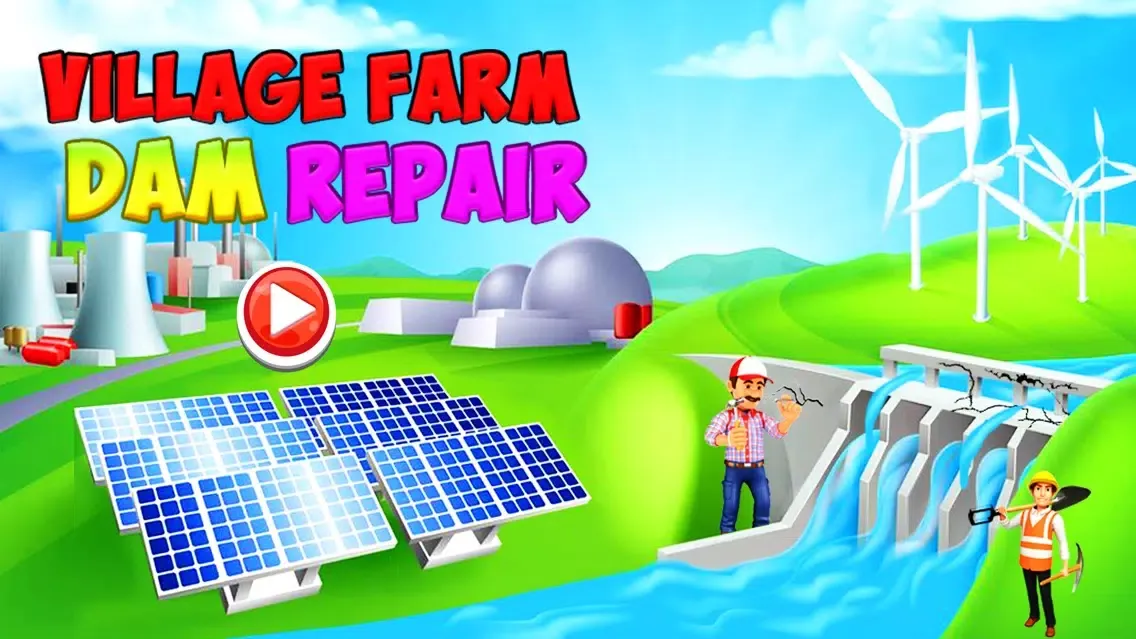 Village Farm Dam Repair: Construction Game应用截图