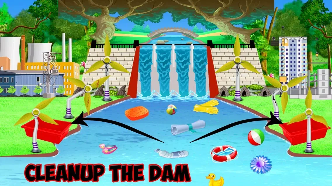 Village Farm Dam Repair: Construction Game应用截图