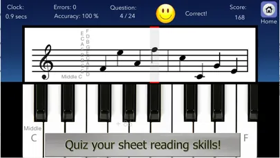 Piano Tutor App Ekran Görüntüleri