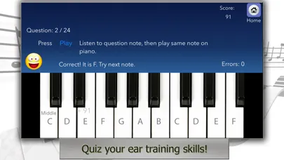 Piano Tutor App Ekran Görüntüleri