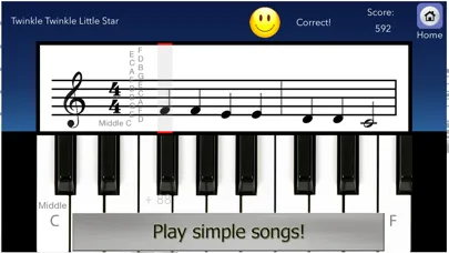 Piano Tutor App Ekran Görüntüleri