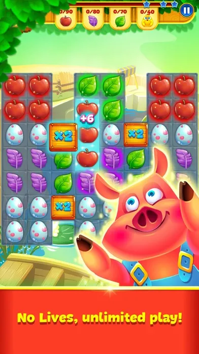 Tangkapan layar Farm Charm: Match 3 King Mania