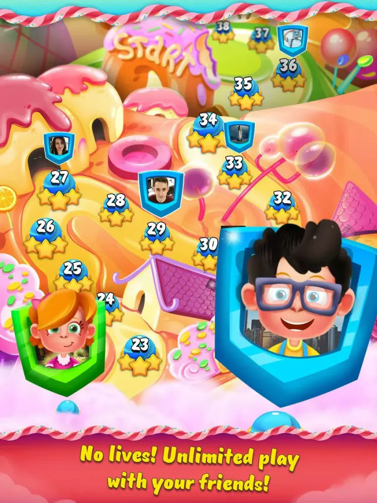 Sweet Candies 3 iPad  سکرین شاٹس