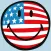 Smiley American Flags