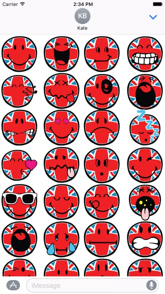 Smiley British Flags स्क्रीनशॉट