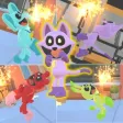 Smiling critters fight battle