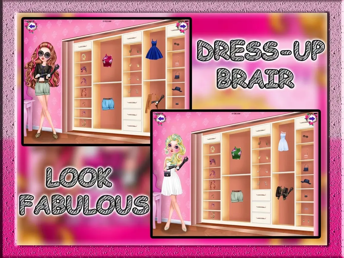Beauty Pinterest Diva Dress Up & MakeUp iPad  Screenshots