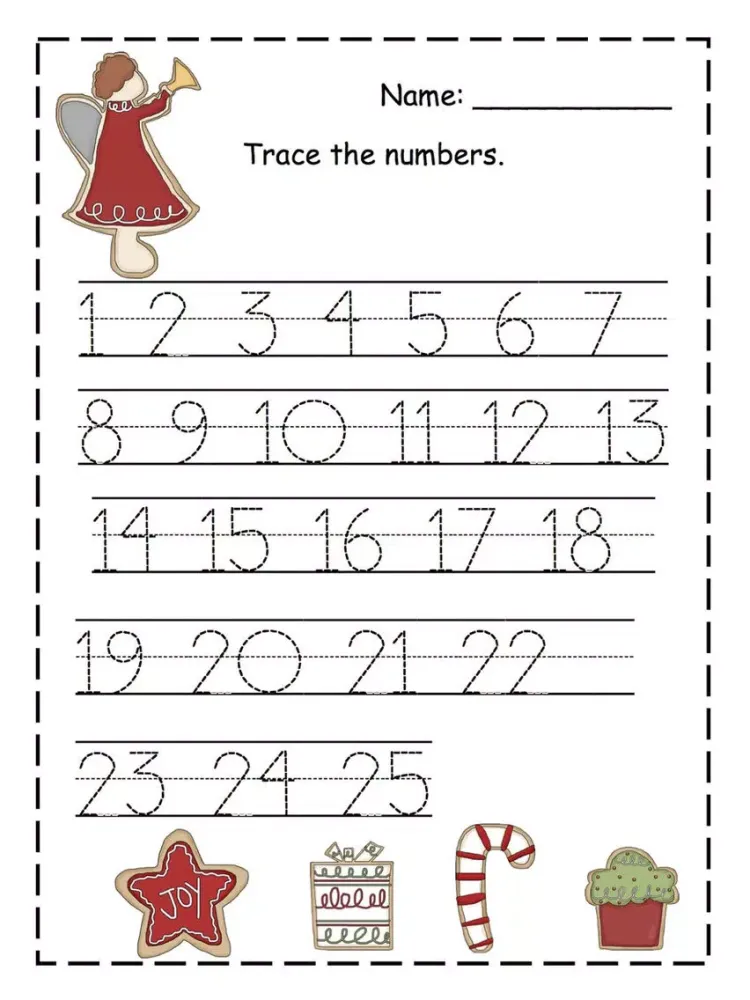 Zrzuty ekranu Christmas Number Tracing: Education Game iPad 
