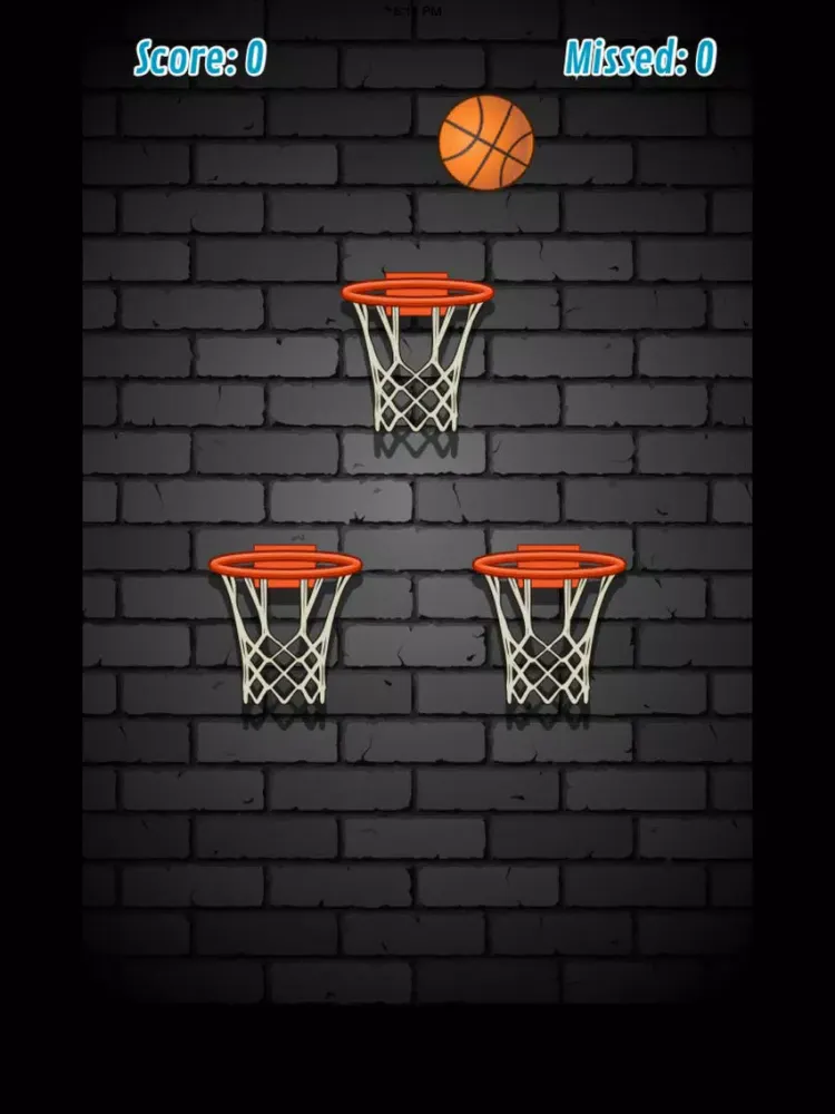 Capturas de tela do Crazy Basketball Fun iPad 