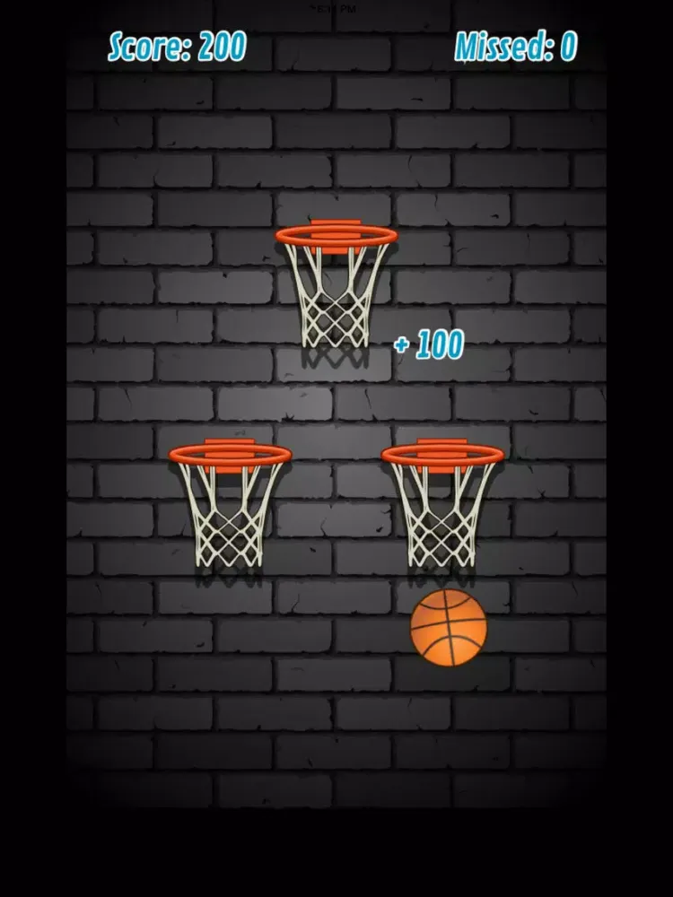 Capturas de tela do Crazy Basketball Fun iPad 