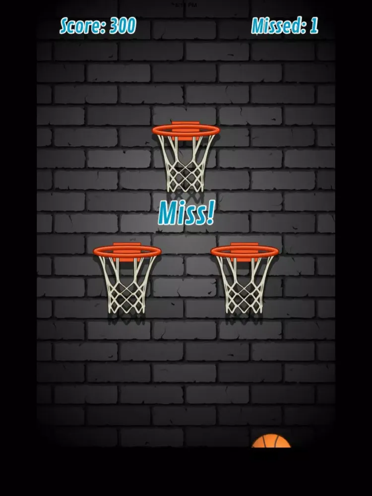 Capturas de tela do Crazy Basketball Fun iPad 