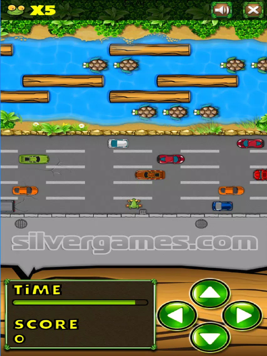 Capturas de pantalla de Crossy Frog Fun iPad 
