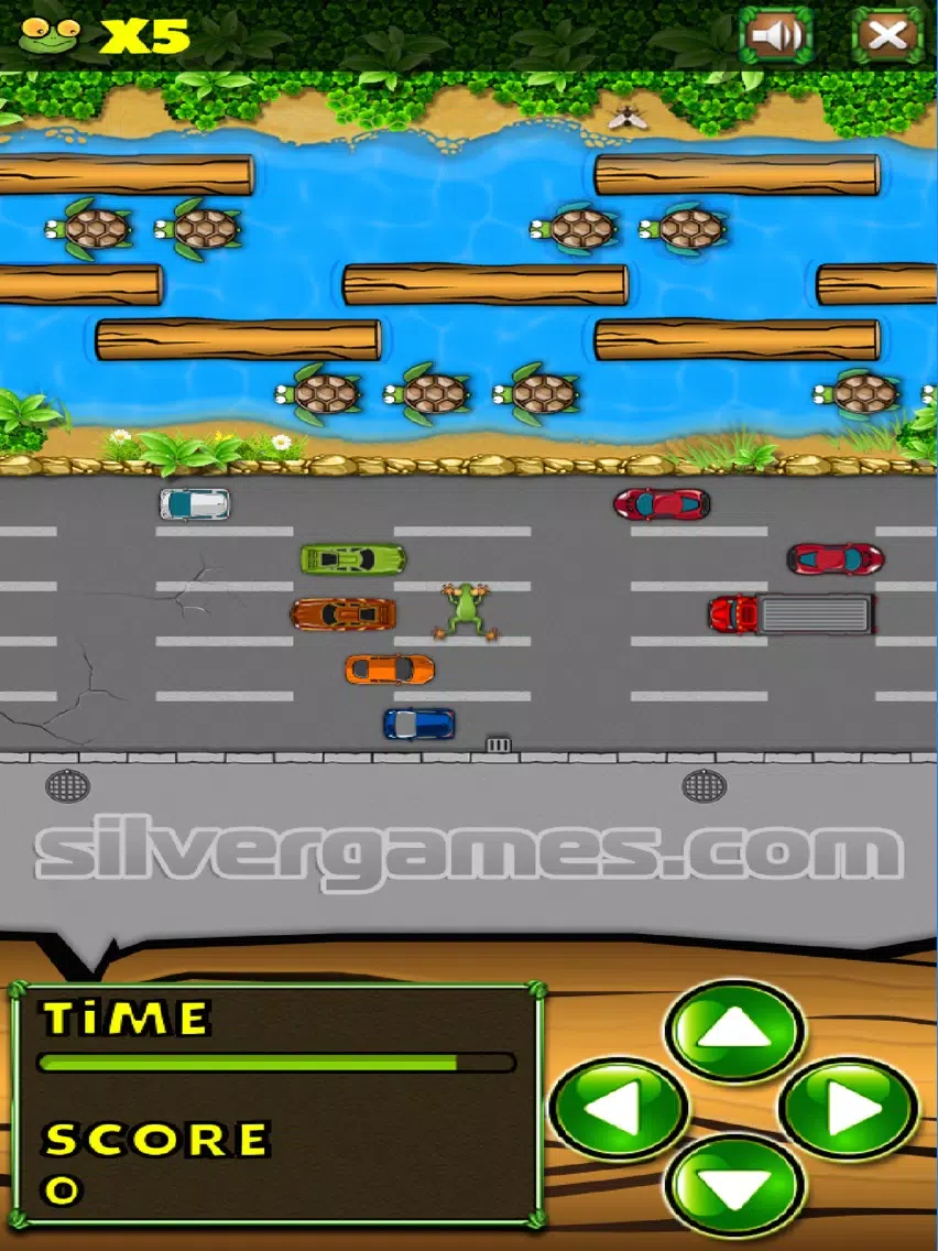 Capturas de pantalla de Crossy Frog Fun iPad 