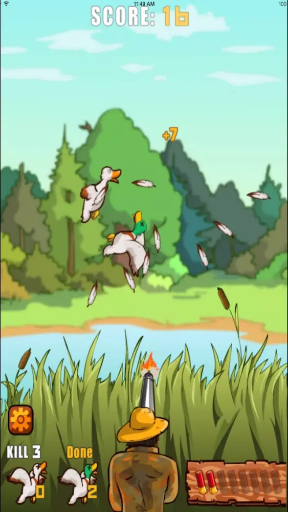 Duck Hunter Gun Free スクリーンショット