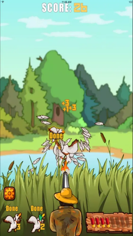 Duck Hunter Gun Free スクリーンショット