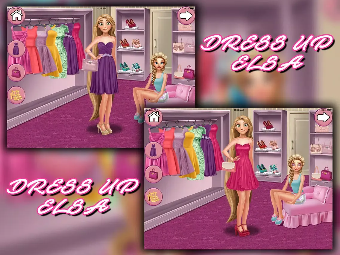 Tangkapan layar Girl Dressing Room iPad 