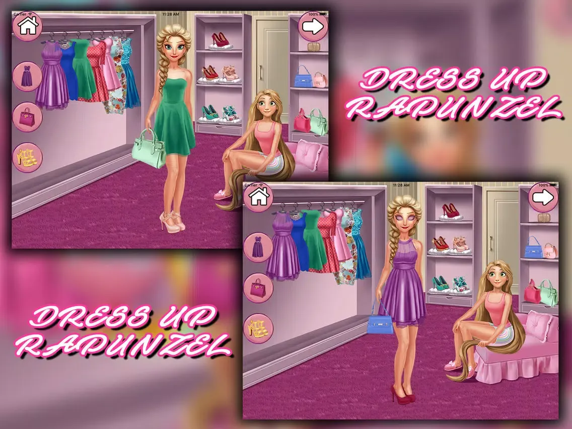 Tangkapan layar Girl Dressing Room iPad 