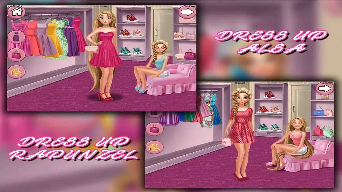 Tangkapan layar Girl Dressing Room