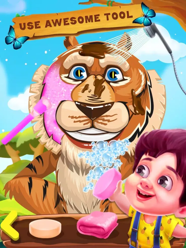 Tangkapan skrin Jungle King Makeover And Makeup iPad 