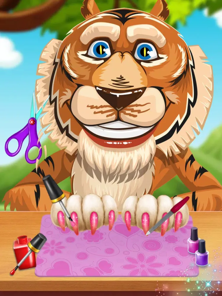 Tangkapan skrin Jungle King Makeover And Makeup iPad 