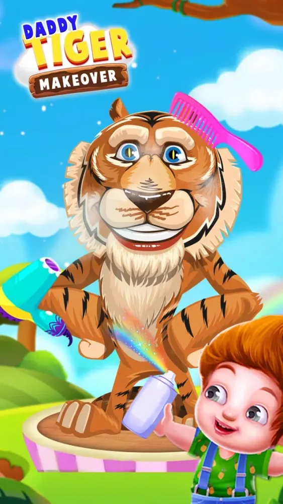 Tangkapan skrin Jungle King Makeover And Makeup