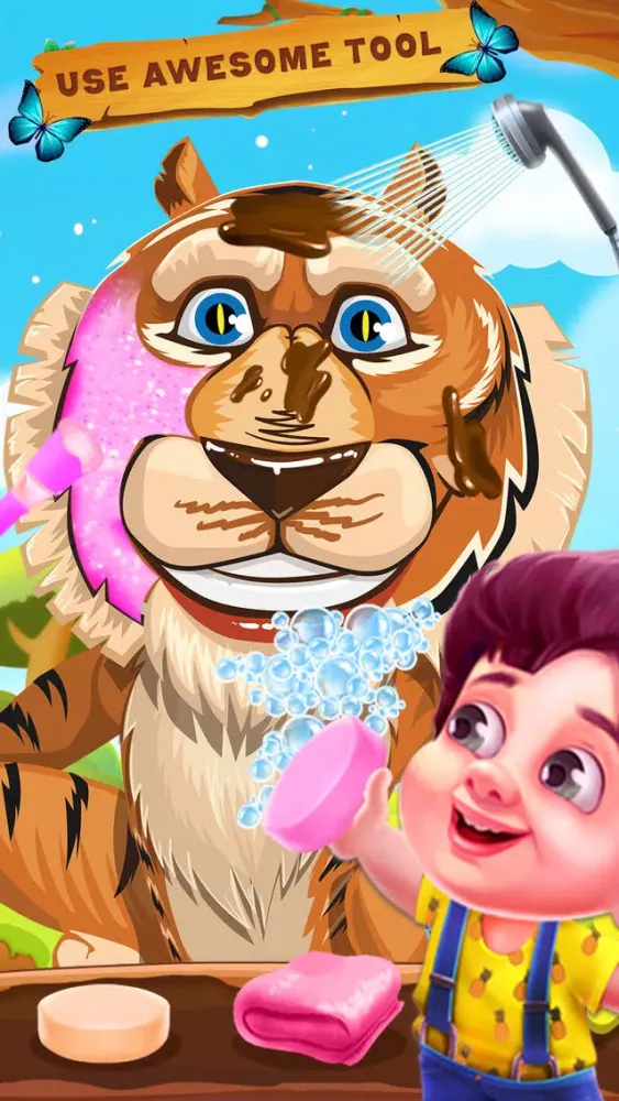 Tangkapan skrin Jungle King Makeover And Makeup