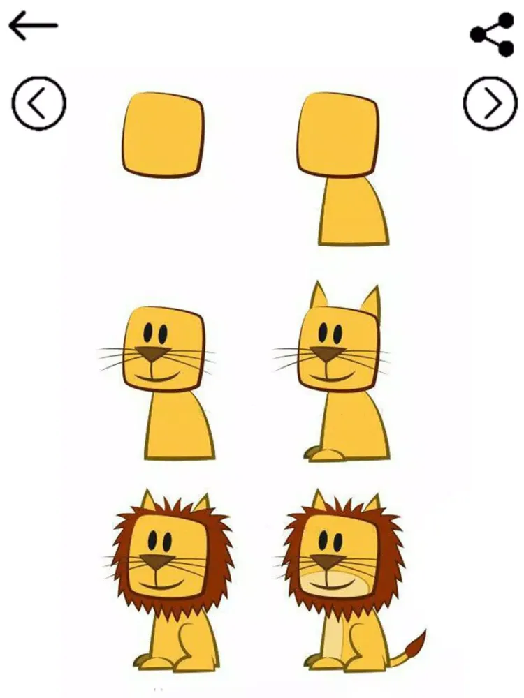 Learn Drawing Step By Step For Kids iPad  Screenshots
