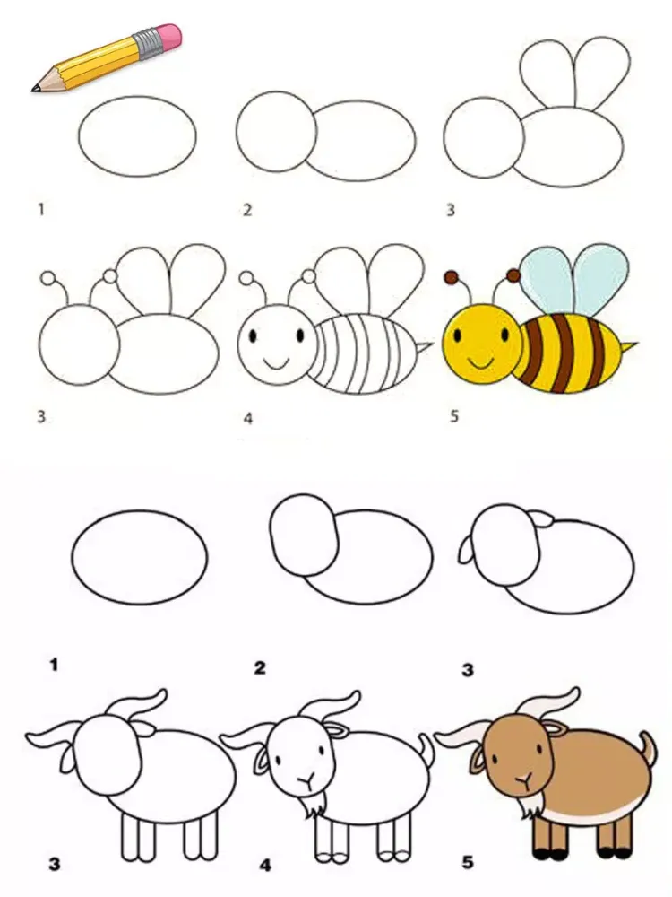 Learn Drawing Step By Step For Kids iPad  Screenshots