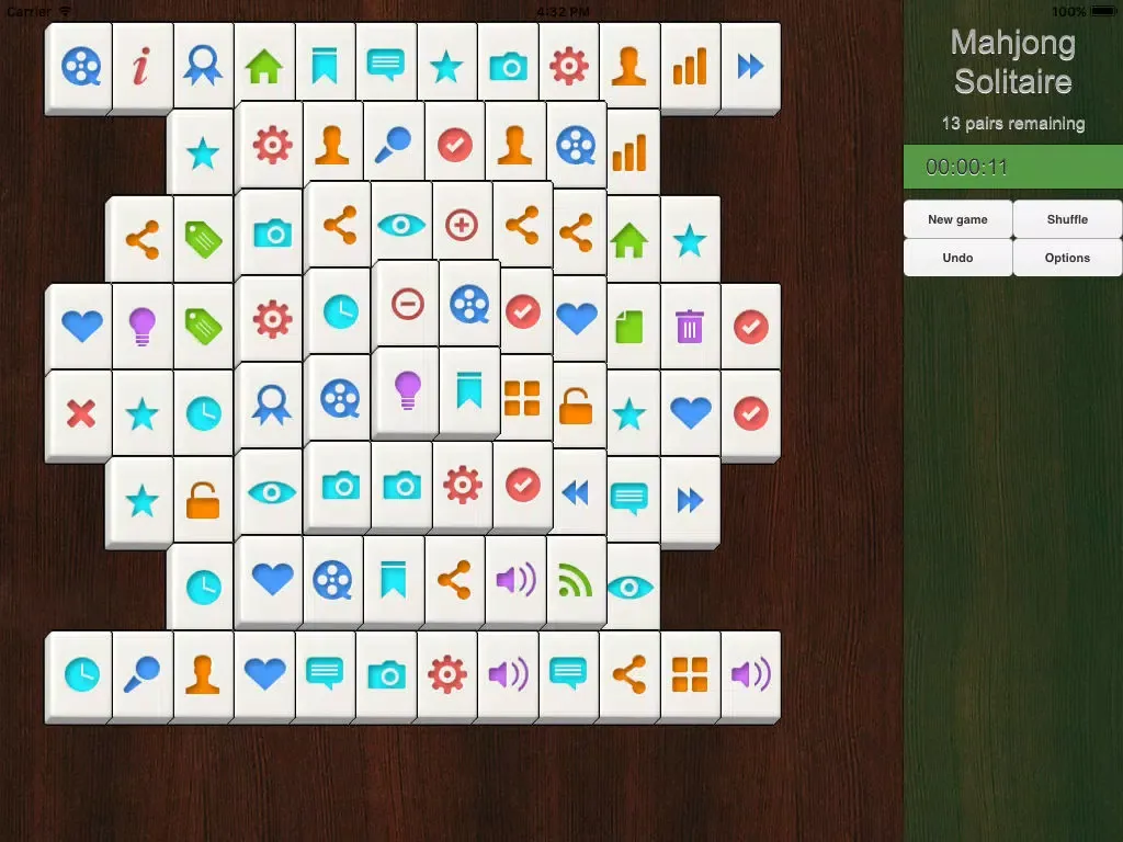 Mahjong Solitaire - Mach Card iPad  スクリーンショット