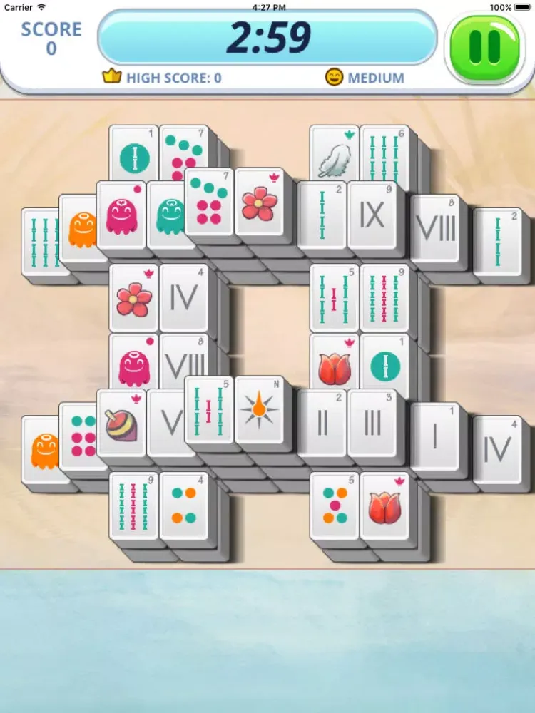 Tangkapan skrin Mahjong Touch HD Free iPad 