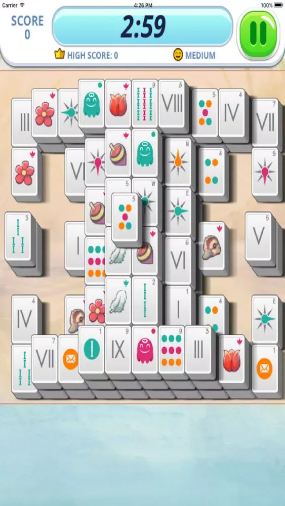 Tangkapan skrin Mahjong Touch HD Free