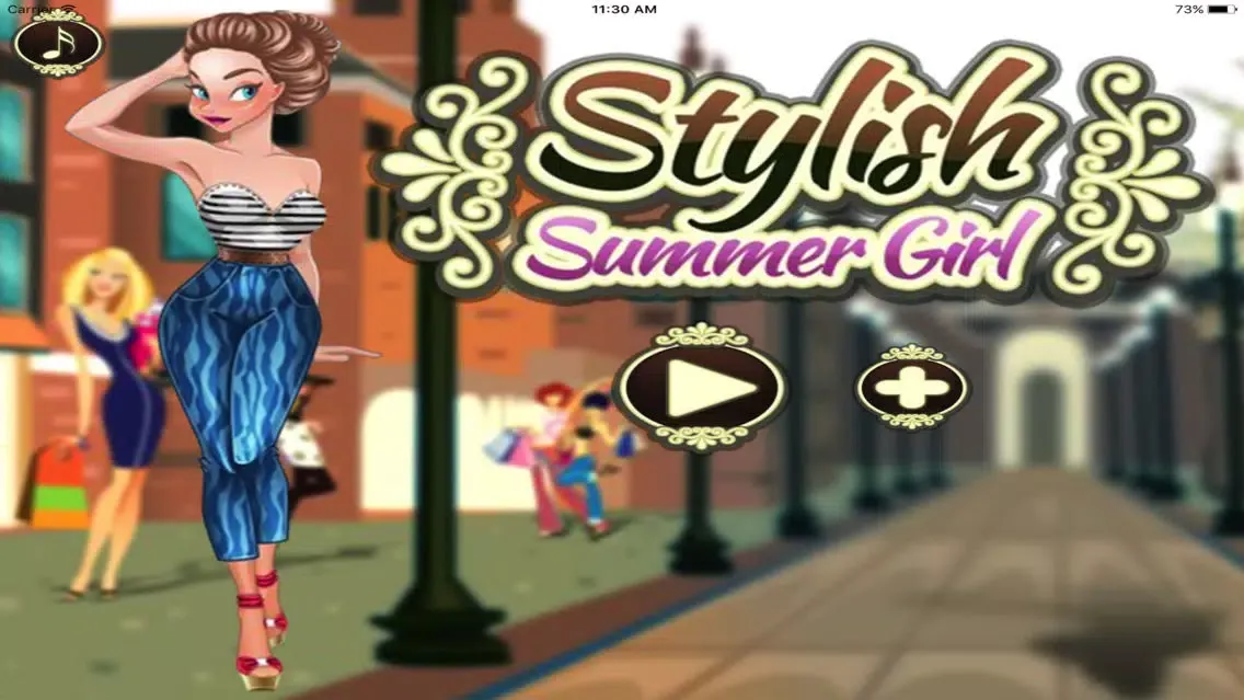 Captures d'écran de Stylish Summer Girl Dress Up